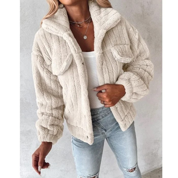 Aspen Fur Trucker Jacket