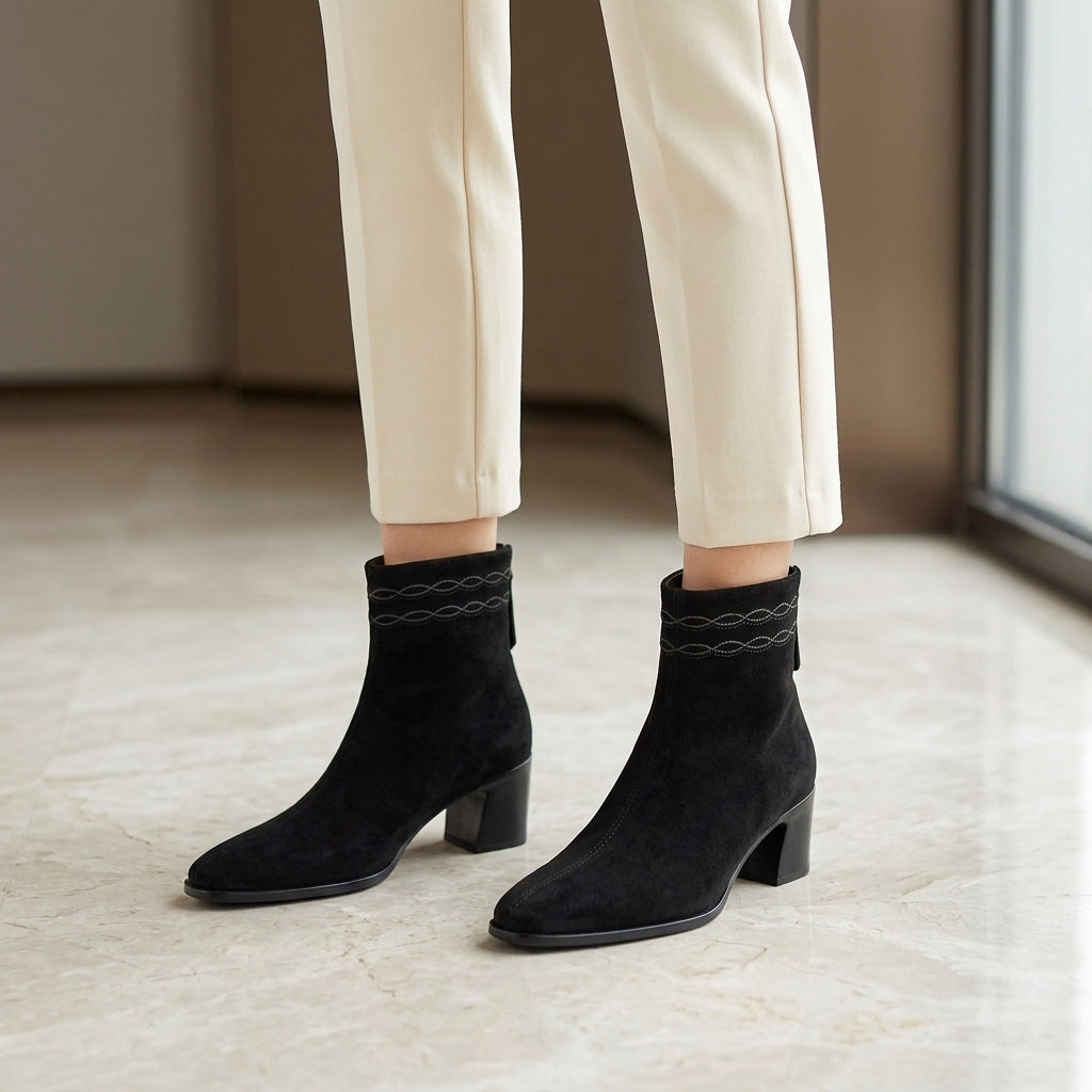 Gemma Suede Ankle Boots