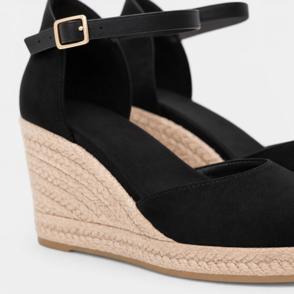 Lucia Closed Toe Wedge Sandals