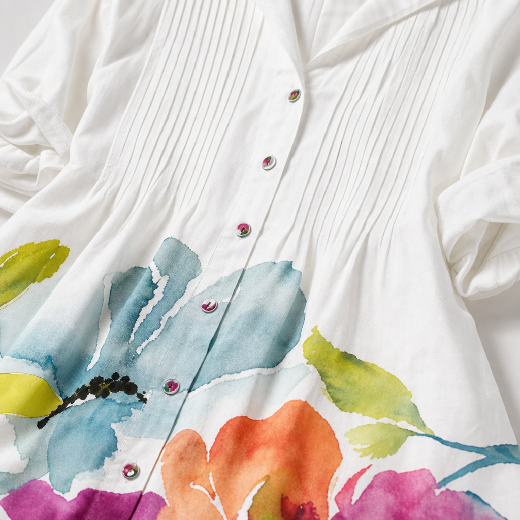 Serena Button-Front Maxi Dress