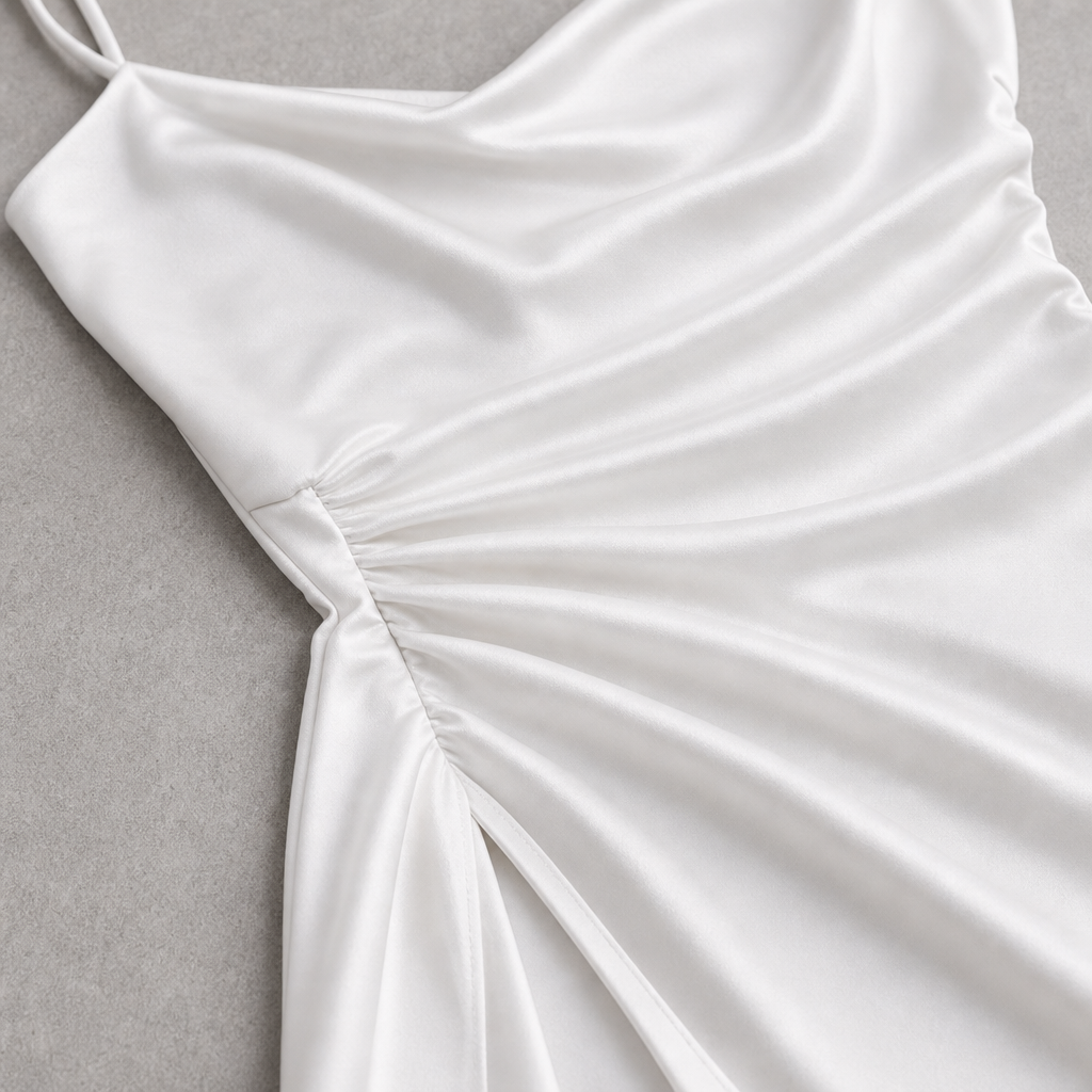 Alessia Satin Maxi Dress