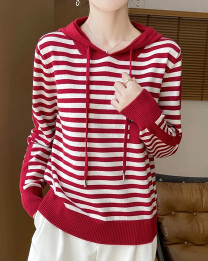 Olivia's Elegant Long Sleeve Hoodie